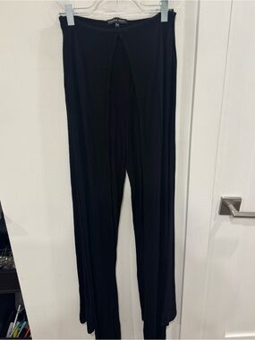 Marika Vera Black Wide-Leg Women's Pants